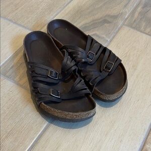 Brown Birkenstocks size 40